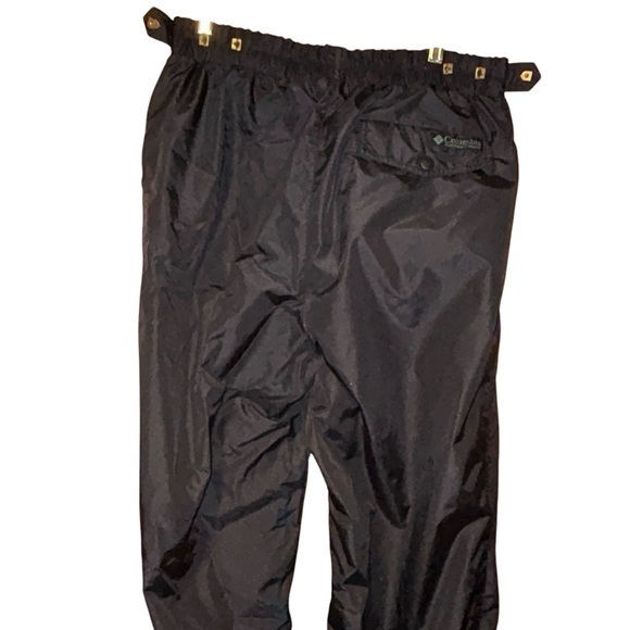 Columbia Men’s Black Waterproof Pull‎ On Ski Snow Outdoor Pants Size Large - Picture 5 of 11